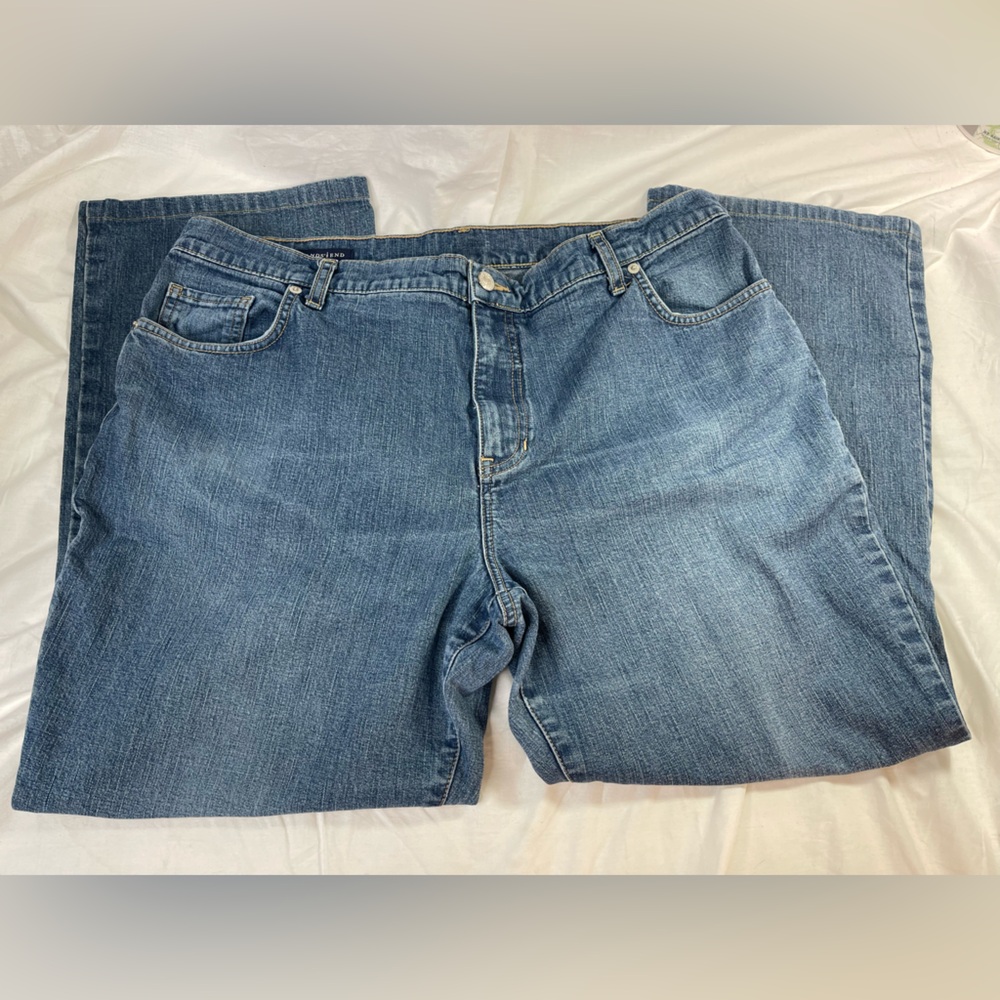 Lands' End Blue Denim Pants 16px28